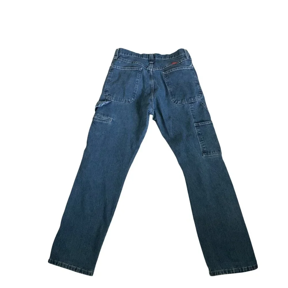 Vintage Y2K Wrangler Carpenter Jeans Men's‎ 34X32 Faded Utility Workwear Skater